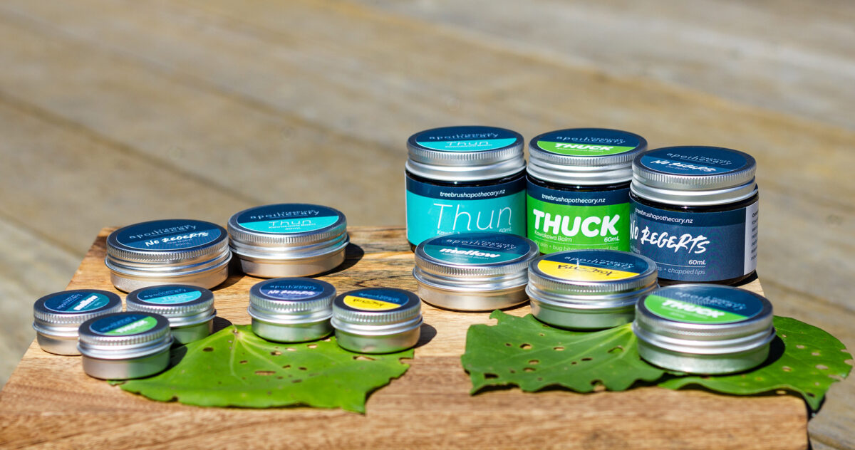 New Zealand skincare, natural kawakawa balm